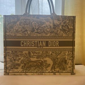 Refurbished dior book tote